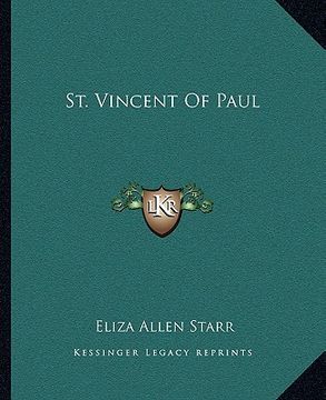 portada st. vincent of paul (en Inglés)