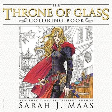 portada The Throne of Glass Coloring Book (en Inglés)