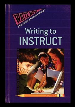 portada writing to instruct (en Inglés)