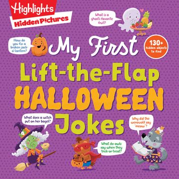 portada Hidden Pictures My First Lift-The-Flap Halloween Jokes (en Inglés)