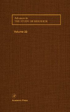 portada Advances in the Study of Behavior, Volume 22 (en Inglés)