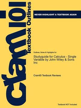 portada studyguide for calculus - single variable by john wiley & sons inc, isbn 9780470101438