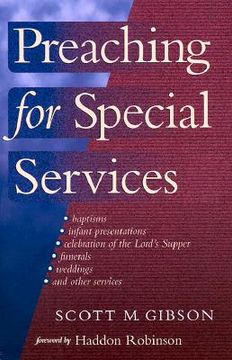 portada preaching for special services (en Inglés)