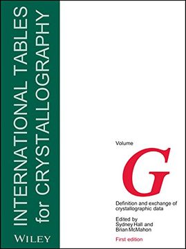 portada international tables for crystallography, volume g, definition and exchange of crystallographic data