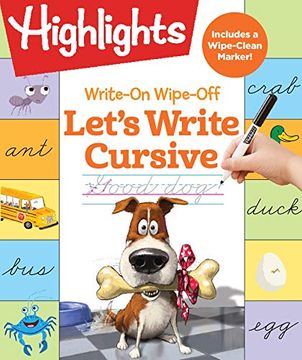 portada Write-On Wipe-Off: Let's Write Cursive 