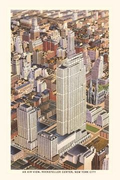 portada Vintage Journal Aerial View of Rockefeller Center, New York City (en Inglés)