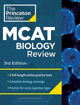 portada Princeton Review Mcat Biology Review, 3rd Edition: Complete Content Prep + Practice Tests (Graduate School Test Preparation) (en Inglés)