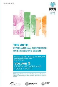portada Proceedings of the 20th International Conference on Engineering Design (ICED 15) Volume 5: Design Methods and Tools - Part 1