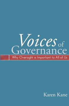portada voices of governance: why oversight is important to all of us (en Inglés)