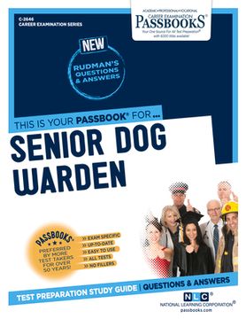 portada Senior Dog Warden (C-2646): Passbooks Study Guide Volume 2646 (en Inglés)