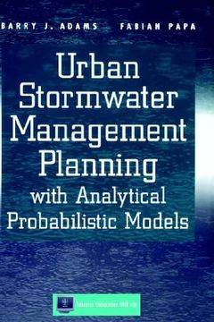 portada urban stormwater management planning with analytical probabilistic models (en Inglés)