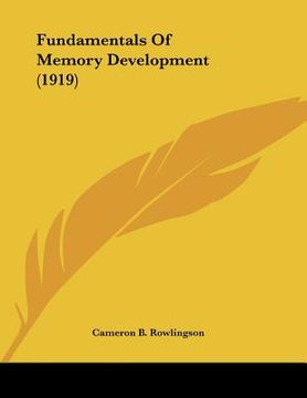 portada fundamentals of memory development (1919) (en Inglés)