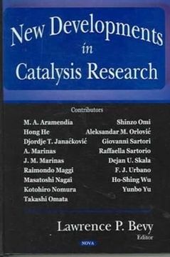 portada new developments in catalysis (en Inglés)