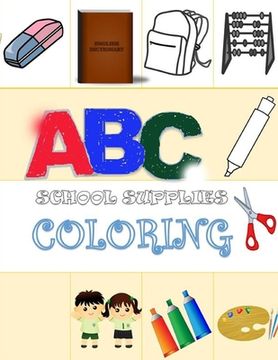 portada ABC School Supplies Coloring (en Inglés)