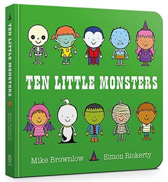 portada Ten Little Monsters: Board Book