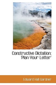 portada constructive dictation: plan your letter' (en Inglés)
