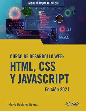 portada Curso de Desarrollo Web. Html, css y Javascript. Edición 2021