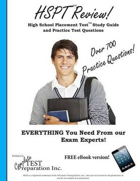 portada HSPT Review! High School Placement Test Study Guide and Practice Test Questions