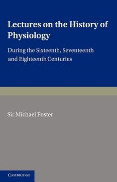 portada Lectures on the History of Physiology Paperback 