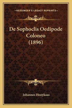 portada De Sophoclis Oedipode Coloneo (1896) (en Latin)