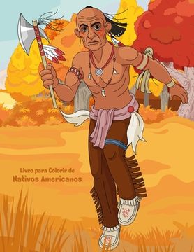 portada Livro para Colorir de Nativos Americanos (en Portugués)