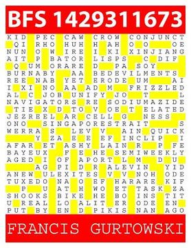 portada Bfs 1429311673: A BFS Puzzle (en Inglés)