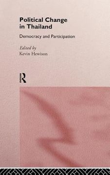 portada political change in thailand: democracy and participation (en Inglés)
