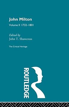 portada John Milton: The Critical Heritage Volume 2 1732-1801 (en Inglés)