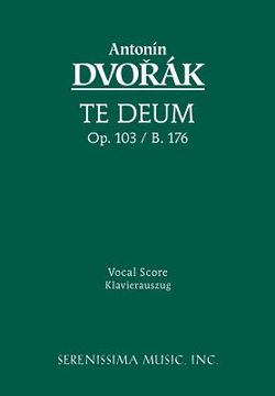 portada Te Deum, Op.103: Vocal score (en Latin)