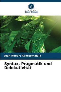 portada Syntax, Pragmatik und Delokutivität (en Alemán)