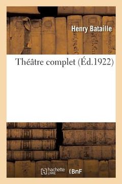 portada Théâtre Complet. Tome 3 (in French)