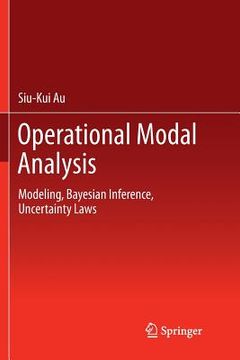 portada Operational Modal Analysis: Modeling, Bayesian Inference, Uncertainty Laws (en Inglés)
