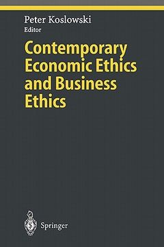 portada contemporary economic ethics and business ethics (en Inglés)