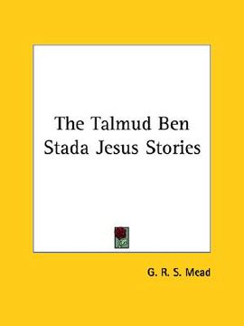 portada the talmud ben stada jesus stories (en Inglés)