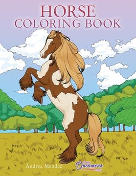 portada Horse Coloring Book: For Kids Ages 9-12 