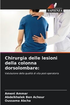 portada Chirurgia delle lesioni della colonna dorsolombare (en Italiano)