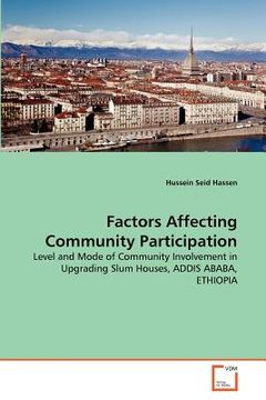 portada factors affecting community participation (en Inglés)