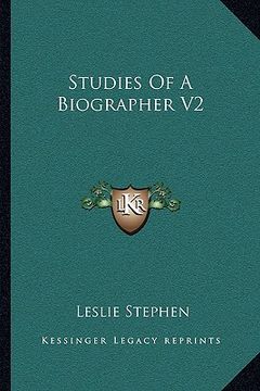 portada studies of a biographer v2 (en Inglés)