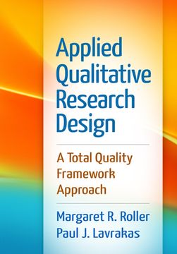 portada Applied Qualitative Research Design: A Total Quality Framework Approach (en Inglés)