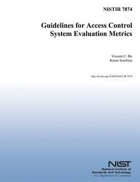 portada Guidelines for Access Control System Evaluation Metrics (en Inglés)