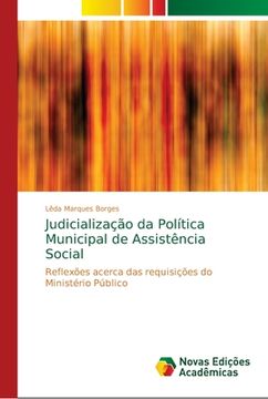 portada Judicialização da Política Municipal de Assistência Social (en Portugués)
