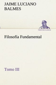 portada Filosofía Fundamental, Tomo iii (Tredition Classics) (in Spanish)