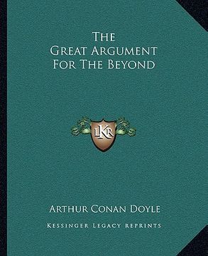 portada the great argument for the beyond (en Inglés)