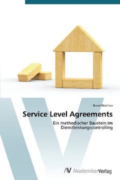 portada Service Level Agreements: Ein methodischer Baustein im  Dienstleistungscontrolling