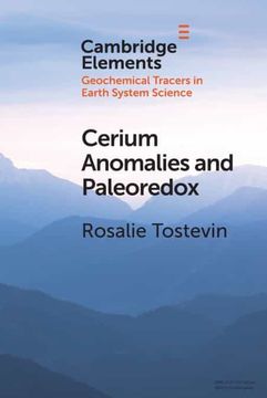 portada Cerium Anomalies and Paleoredox (Elements in Geochemical Tracers in Earth System Science) (en Inglés)