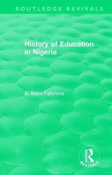 portada History of Education in Nigeria (in English)