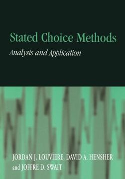 portada Stated Choice Methods Paperback: Analysis and Applications 