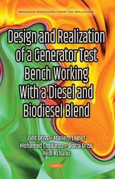 portada Design & Realization of a Generator Test Bench Working with a Diesel & Biodiesel Blend (Mechanical Engineering Theory)