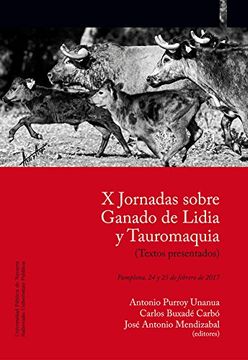 portada X Jornadas sobre ganado de lidia y tauromaquia