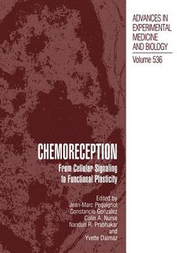 portada Chemoreception: From Cellular Signaling to Functional Plasticity (en Inglés)
